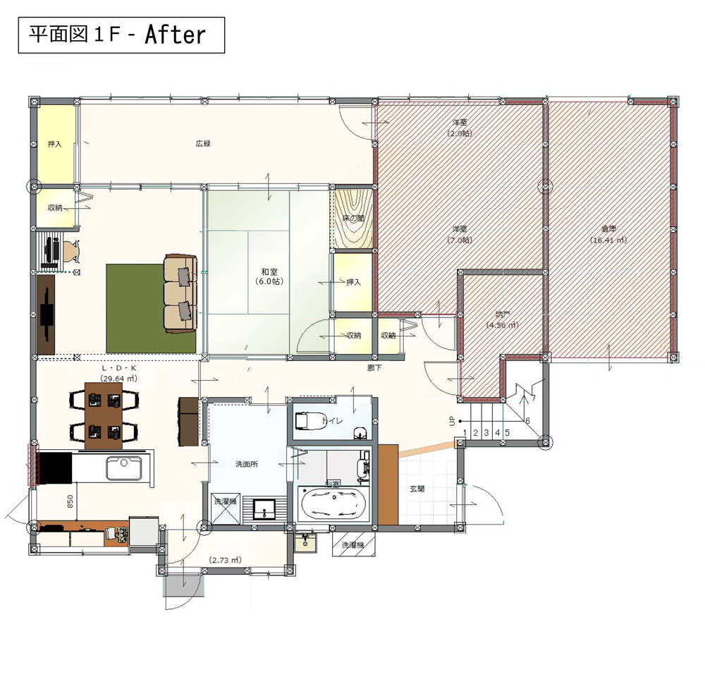 平面図１FAFTER